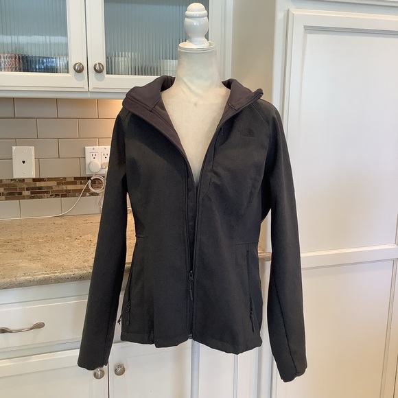 The North Face Women's Gray Windwall Jacket Size LG - Picture 3 of 12